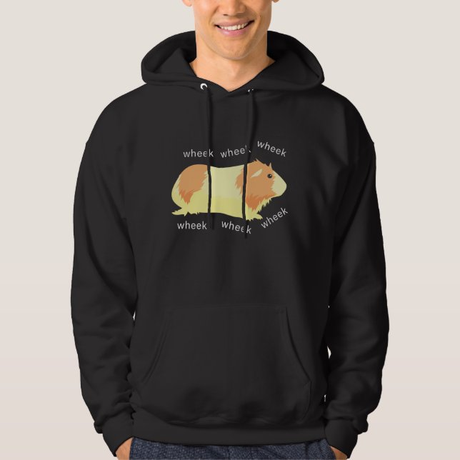 Guinea Pig wheek Small animal adorable Pet Lover Hoodie (Front)