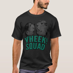 Guinea Pig Wheek Squad Funny Pet Guinea Pig Moms D T-Shirt