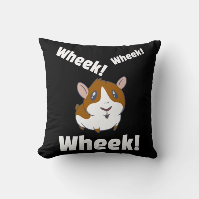 Guinea pig Wheek! Wheek! Cushion (Front)