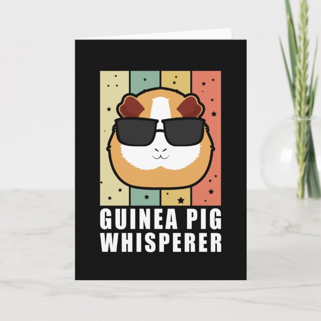 Guinea Pig Whisperer | Guinea Piggy Gift Card (Front)