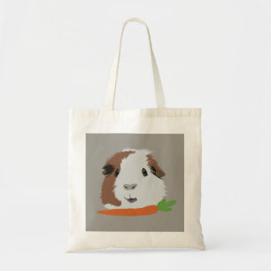 Guinea Pig with Carrot Tote Bag
