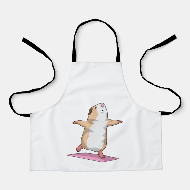 Guinea pig Yoga Meditation Fitness Apron (Front)