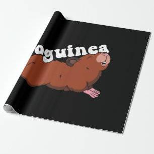 Guinea Pig Yoga Pose Yoguinea Wrapping Paper