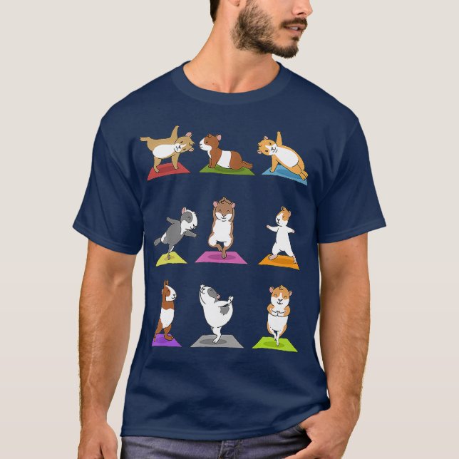 Guinea Pig Yoga T-Shirt (Front)