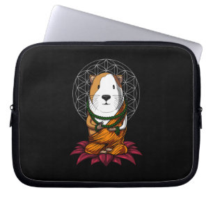 Guinea Pig Yoga Zen Meditation Cavy Pet Buddha Laptop Sleeve