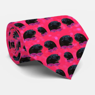 Guinea Pigs And Roses, Neck Tie