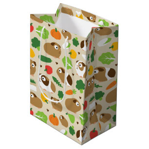 Guinea Pigs And Their Treats Medium Gift Bag