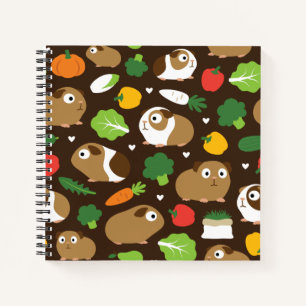 Guinea Pigs And Their Treats Notebook