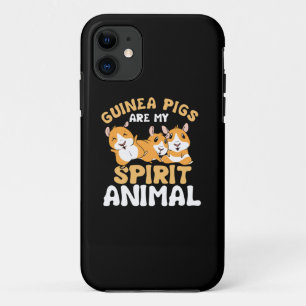 Guinea Pigs Are My Spirit Animal Cavy Roddent iPhone 11 Case
