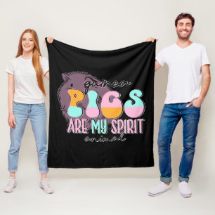 Guinea Pigs Are My Spirit Animal Fleece Blanket