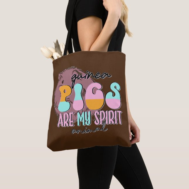 Guinea Pigs Are My Spirit Animal                   Tote Bag (Close Up)