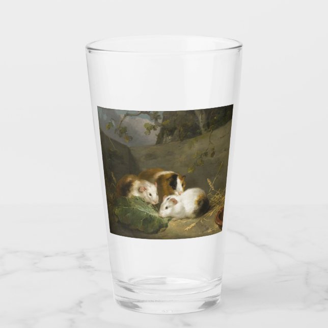 Guinea Pigs (by George Morland) Glass (Front)