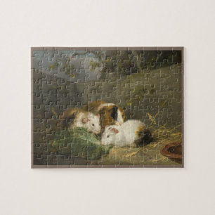 Guinea Pigs (by George Morland) Jigsaw Puzzle