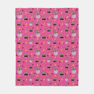 Guinea Pigs Fitness Funny Design Fleece Blanket