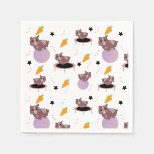 Guinea Pigs Fitness Gym Napkin