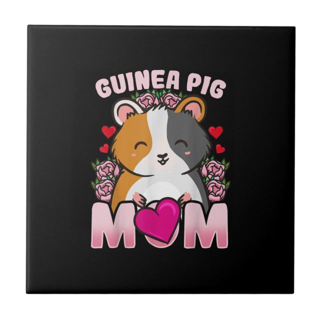 Guinea Pigs Gift For Guinea Pig Lovers Ceramic Tile (Front)