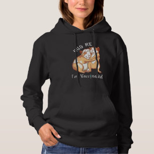 Guinea Pigs Hug Me Im Vaccinated Hoodie