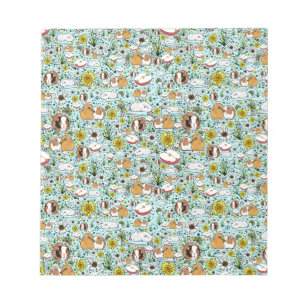 Guinea Pigs in Blue Notepad