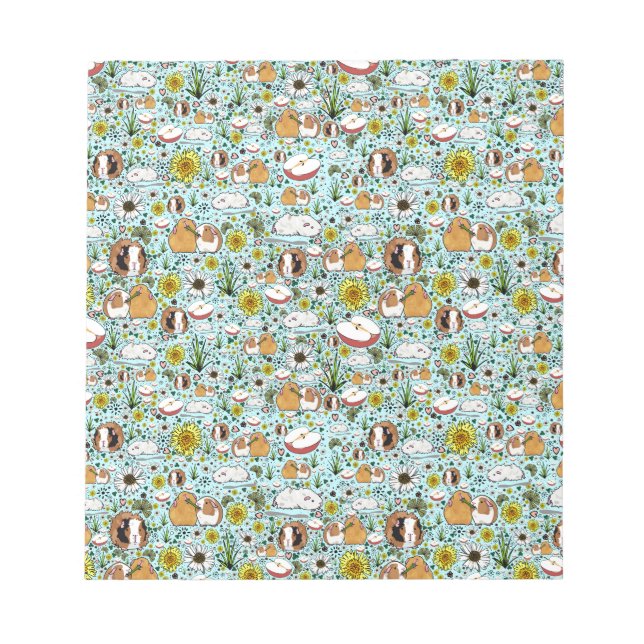 Guinea Pigs in Blue Notepad (Front)