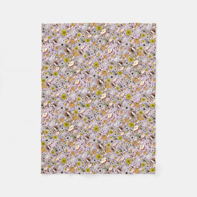 Guinea Pigs in Pink Fleece Blanket (Front)