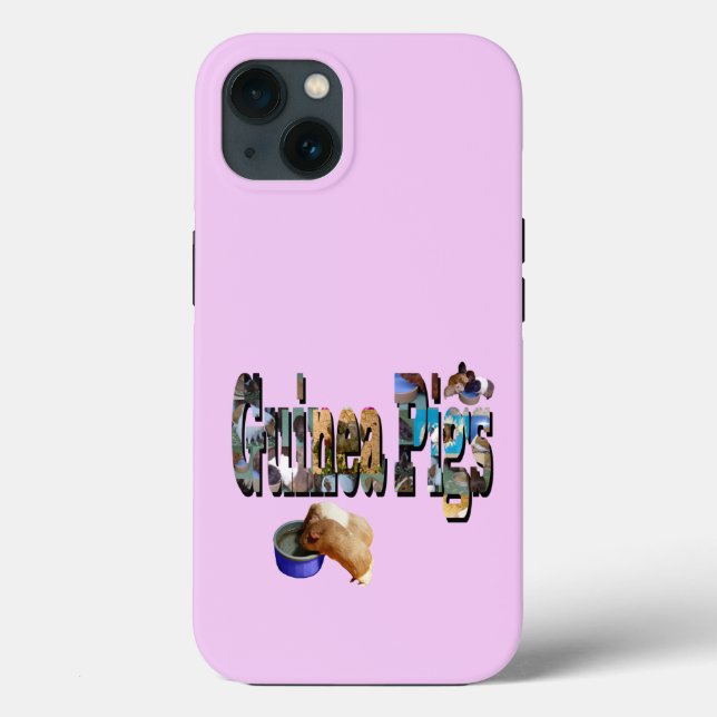 Guinea Pigs Is The Word, iPhone 13 Case (Back)