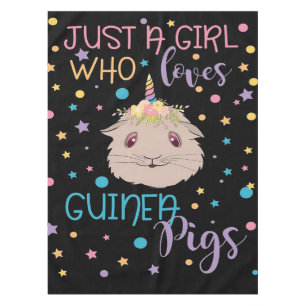 Guinea Pigs Just A Girl Who Loves Guinea Pigs Tablecloth