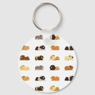 Guinea pigs key ring