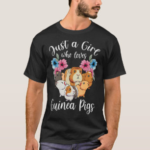Guinea Pigs Mum Cute Wheek Animal Pet Quotes Wild T-Shirt