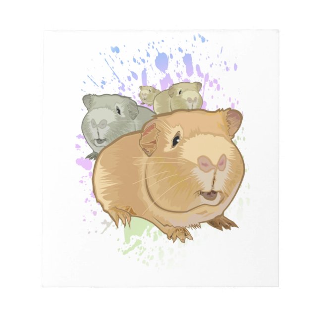 Guinea Pigs Notepad (Front)