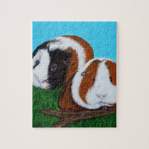 Guinea Pigs Painting Jigsaw Puzzle