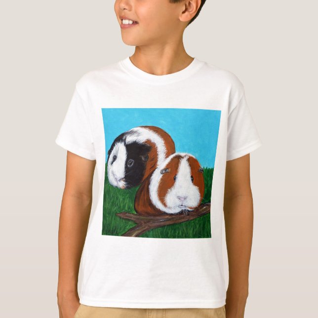 Guinea Pigs Painting T-Shirt (Front)