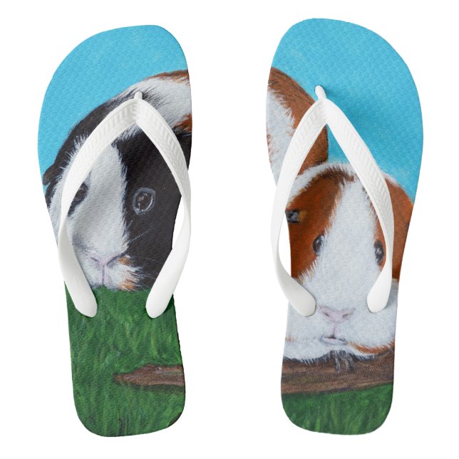 Guinea Pigs Painting Thongs (Footbed)