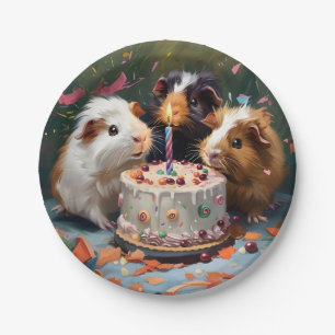 Guinea Pigs Party Paper Plate