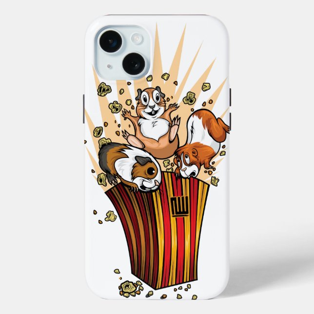 Guinea Pigs Popcorn Case-Mate iPhone Case (Back)