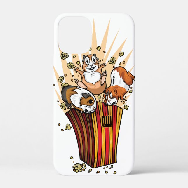 Guinea Pigs Popcorn Case-Mate iPhone Case (Back)