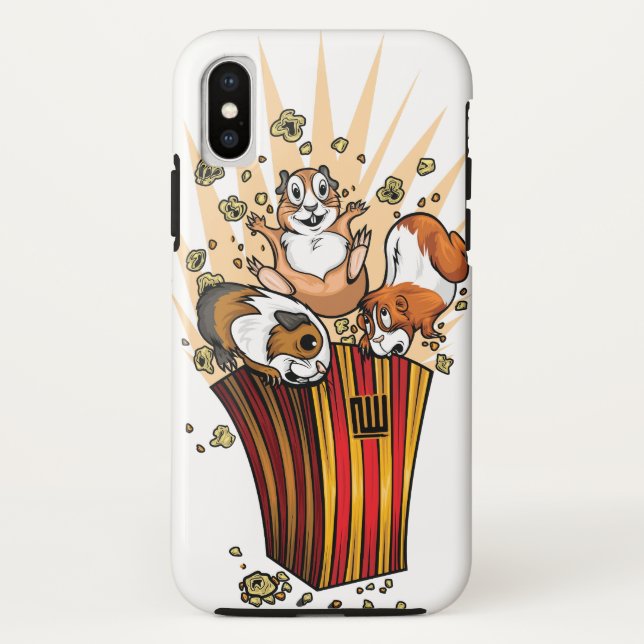 Guinea Pigs Popcorn Case-Mate iPhone Case (Back)