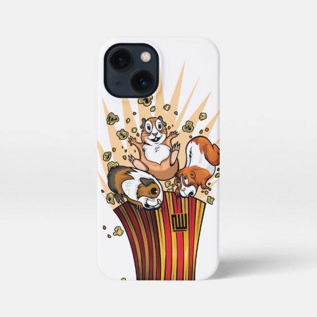 Guinea Pigs Popcorn iPhone Case (Back)