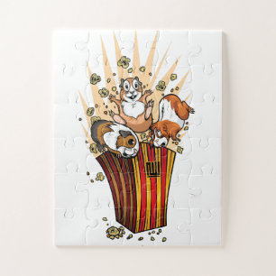 Guinea Pigs Popcorn Jigsaw Puzzle