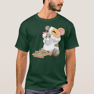 Guinea Pigs Sushi Japanese Anime Kawaii Cute Gift  T-Shirt