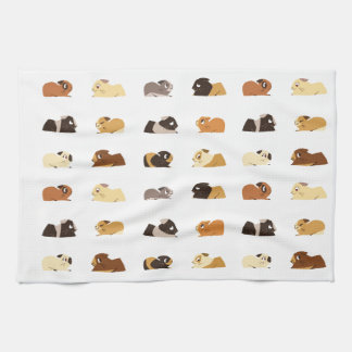 Guinea pigs tea towel