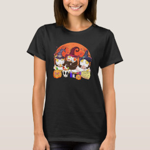 Guinea Pigs With Witch Hat Halloween Costume Pumpk T-Shirt