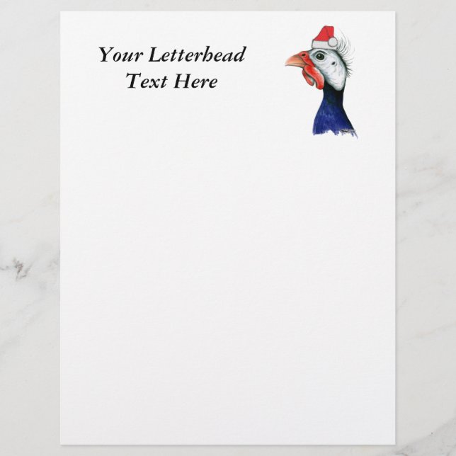Guinea Santa Claus Letterhead Template (Front)