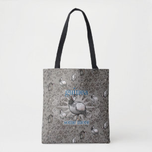 GUINEA SOME MORE: guinea lover's shoulder tote Bag