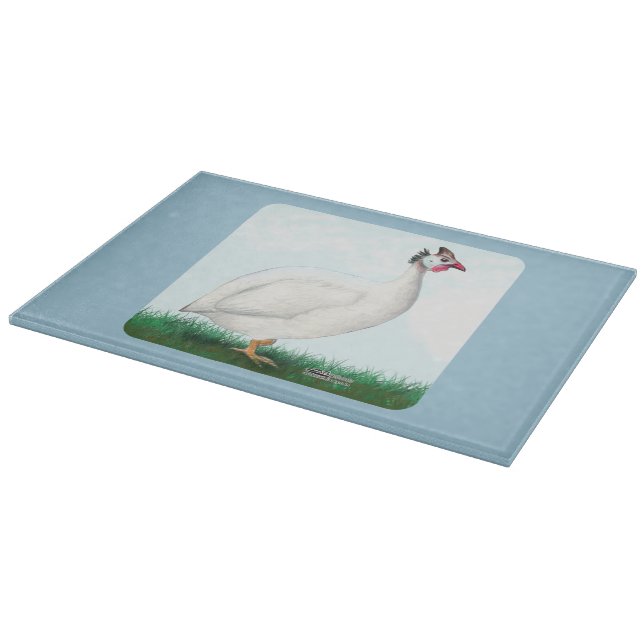 Guinea White Cutting Board (Corner)