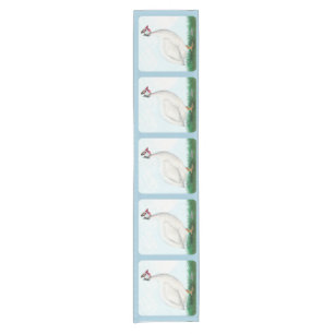 Guinea White Short Table Runner