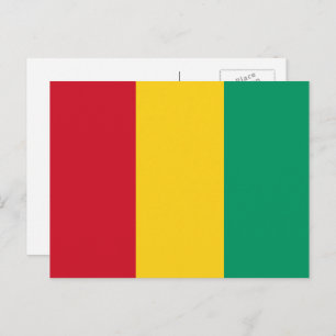 Guinean Flag, Flag of Guinea Postcard