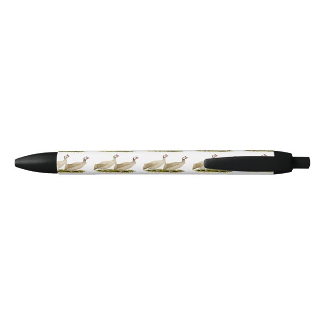 Guineas Buff Dundotte Fowl Black Ink Pen (Back)