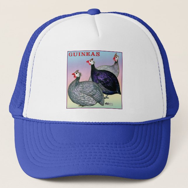 Guineas Three Fowl Trucker Hat (Front)