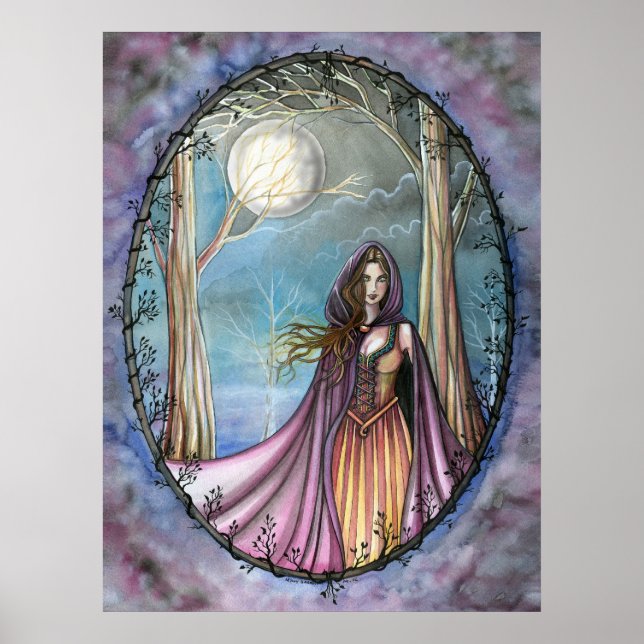 Guinevere Fantasy Fairy Tale Poster Print (Front)