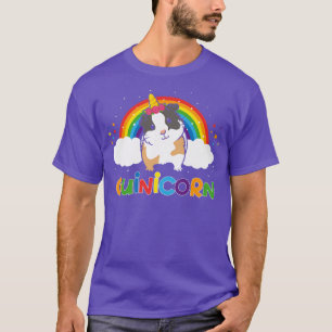 Guinicorn Cute Guinea Pig Unicorn Animal Rainbow P T-Shirt